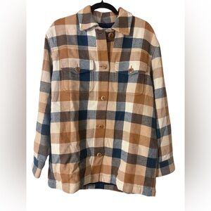 Outerknown blanket shirt jacket size small petite NWT